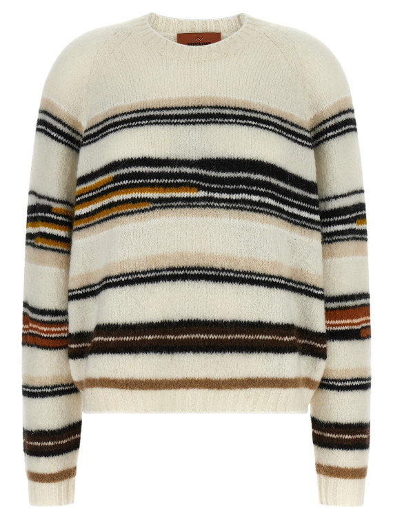 Stripes intarsia sweater #1