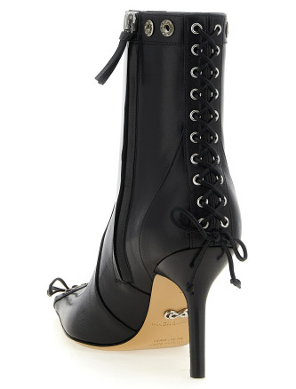 'Crystalized Corset' ankle boots #