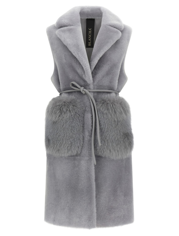 'Merino Straight-Volpe Shadow' vest #1