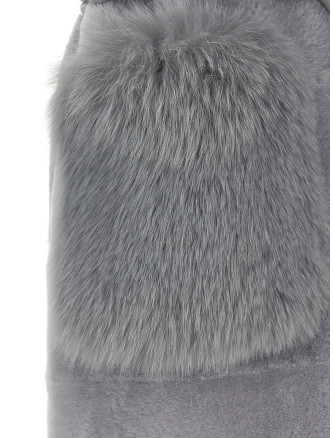 'Merino Straight-Volpe Shadow' vest #