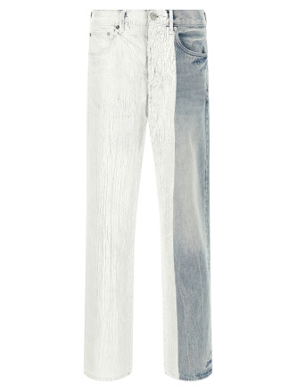 'Crackle Silver' jeans