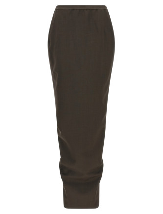 'Soft Pillar long' skirt