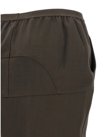 'Soft Pillar long' skirt #