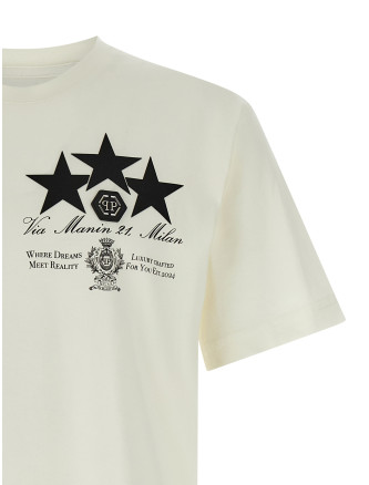 Print patch t-shirt #