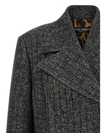 Striped wool blazer #