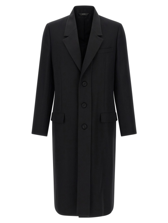 Crepe wool coat #1