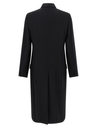 Crepe wool coat #
