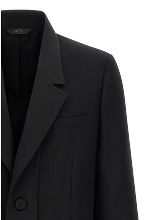 Crepe wool coat #