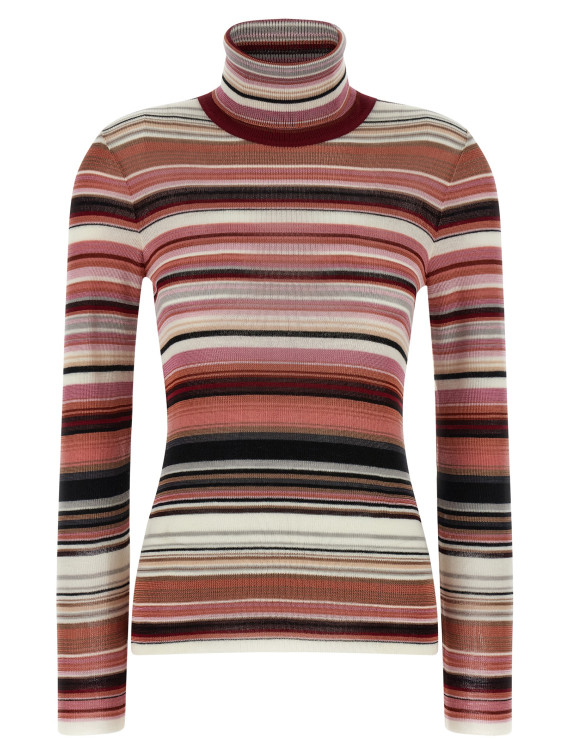 Striped turtleneck sweater #1