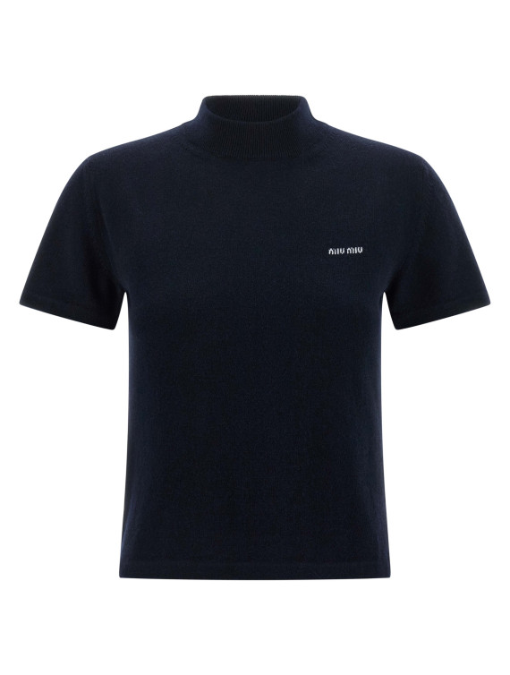 Logo intarsia sweater #1