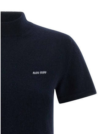 Logo intarsia sweater #