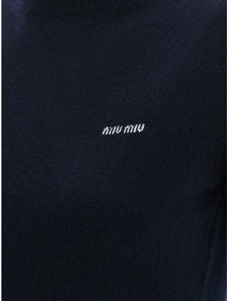 Logo intarsia sweater #