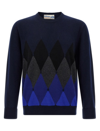 Argyle pattern sweater