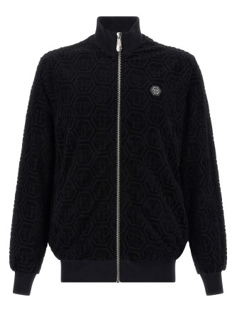 Jacquard monogram sweatshirt