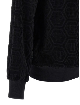 Jacquard monogram sweatshirt #