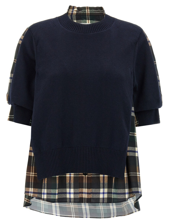 Knitted panel shirt #1