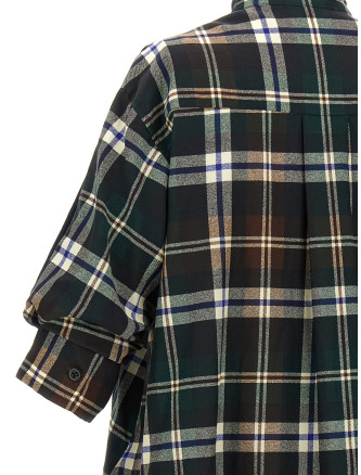 Knitted panel shirt #