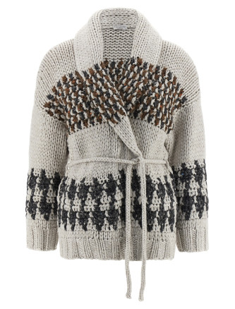 'OPERA Prince of Wales' cardigan