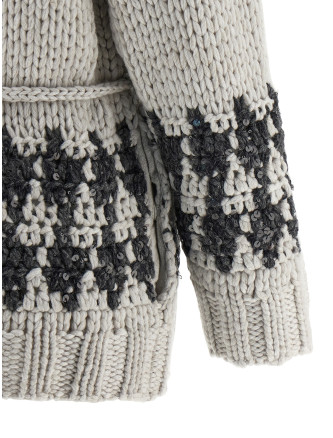 'OPERA Prince of Wales' cardigan #