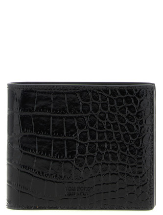 Crocodile leather wallet