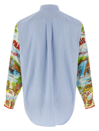 Patterned sleeve shirt #