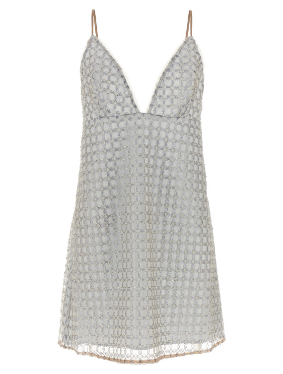 'Beaded A-Line Mini' dress #1