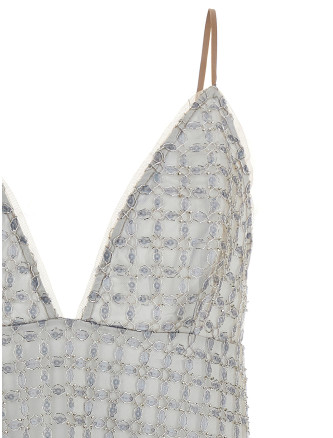 'Beaded A-Line Mini' dress #