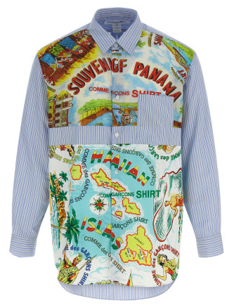 Patterned inserts shirt