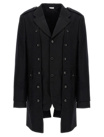 Double layer blazer coat