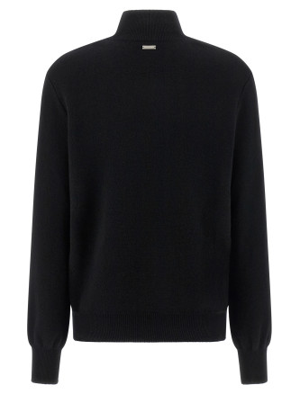 Floral insert sweater #