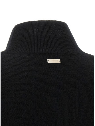 Floral insert sweater #