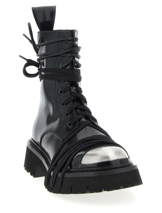 'Combat' combat boots #
