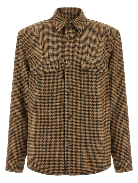 Houndstooth overshirt #1