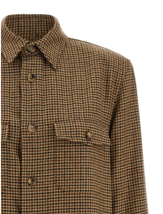 Houndstooth overshirt #