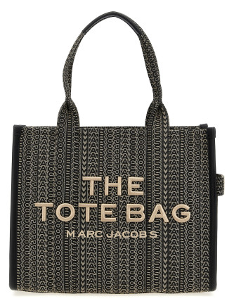'The Monogram Jacquard Large Tote' shopping bag