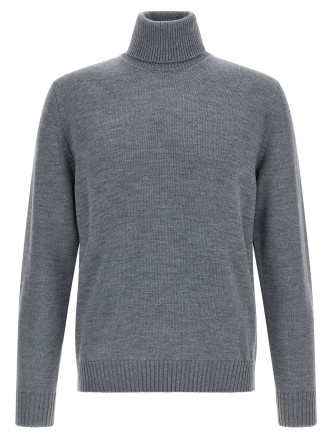 Wool turtleneck sweater