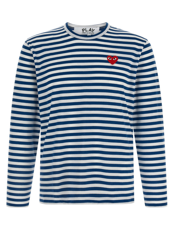 Logo patch stripes t-shirt #1