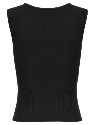 'Moon Jewelry Knit Open Neck' top #