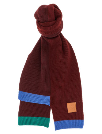 Wool asymmetrical scarf