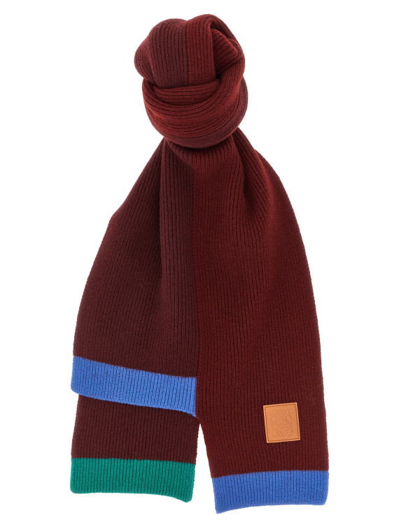 Wool asymmetrical scarf #1