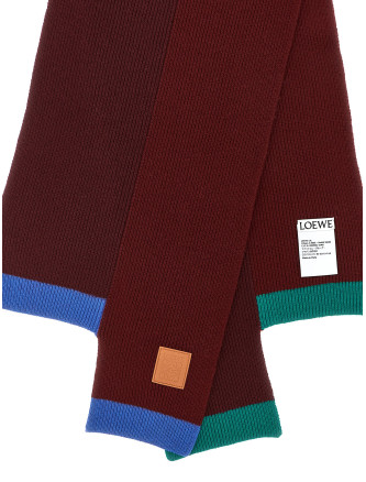 Wool asymmetrical scarf #