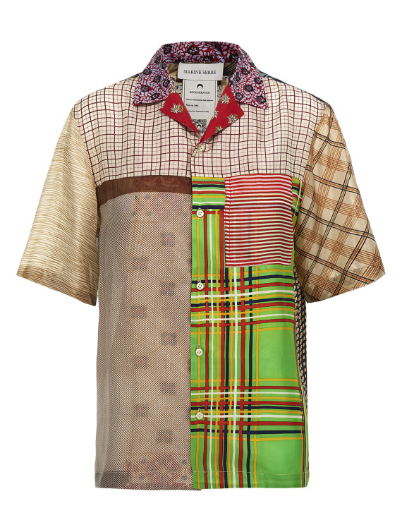 'Regenerated Silk Scarves Bowling' shirt #1