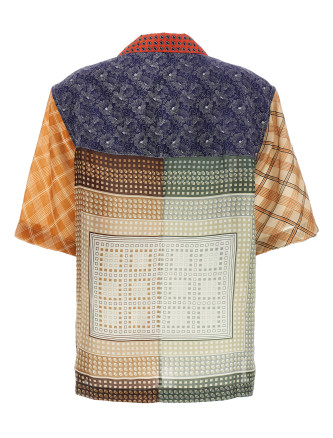 'Regenerated Silk Scarves Bowling' shirt #