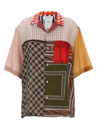 'Regenerated Silk Scarves Bowling' shirt #