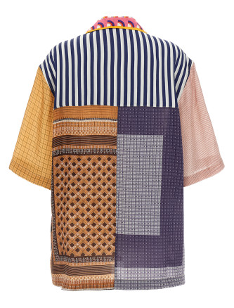 'Regenerated Silk Scarves Bowling' shirt #