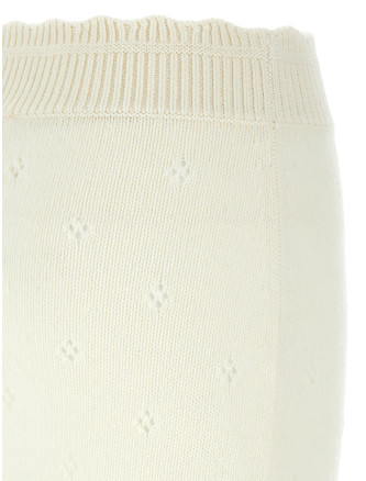 Jacquard logo skirt #