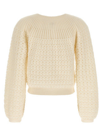 Jacquard logo cardigan #