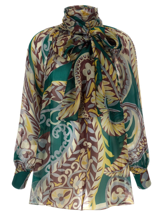 Paisley print blouse #1