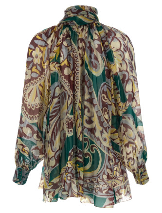 Paisley print blouse #