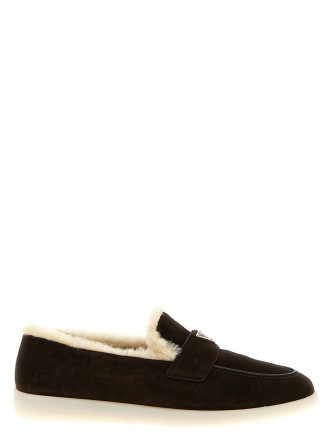 Suede loafers
